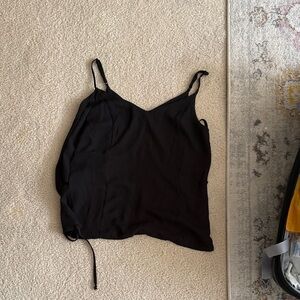 Lily White Black Camisole Top